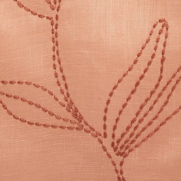 Linear Stem Fabric in Rose