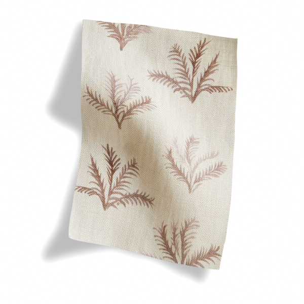 Little Palm Fabric in Taupe