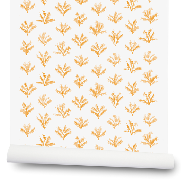Little Palm Wallpaper in Goldenrod