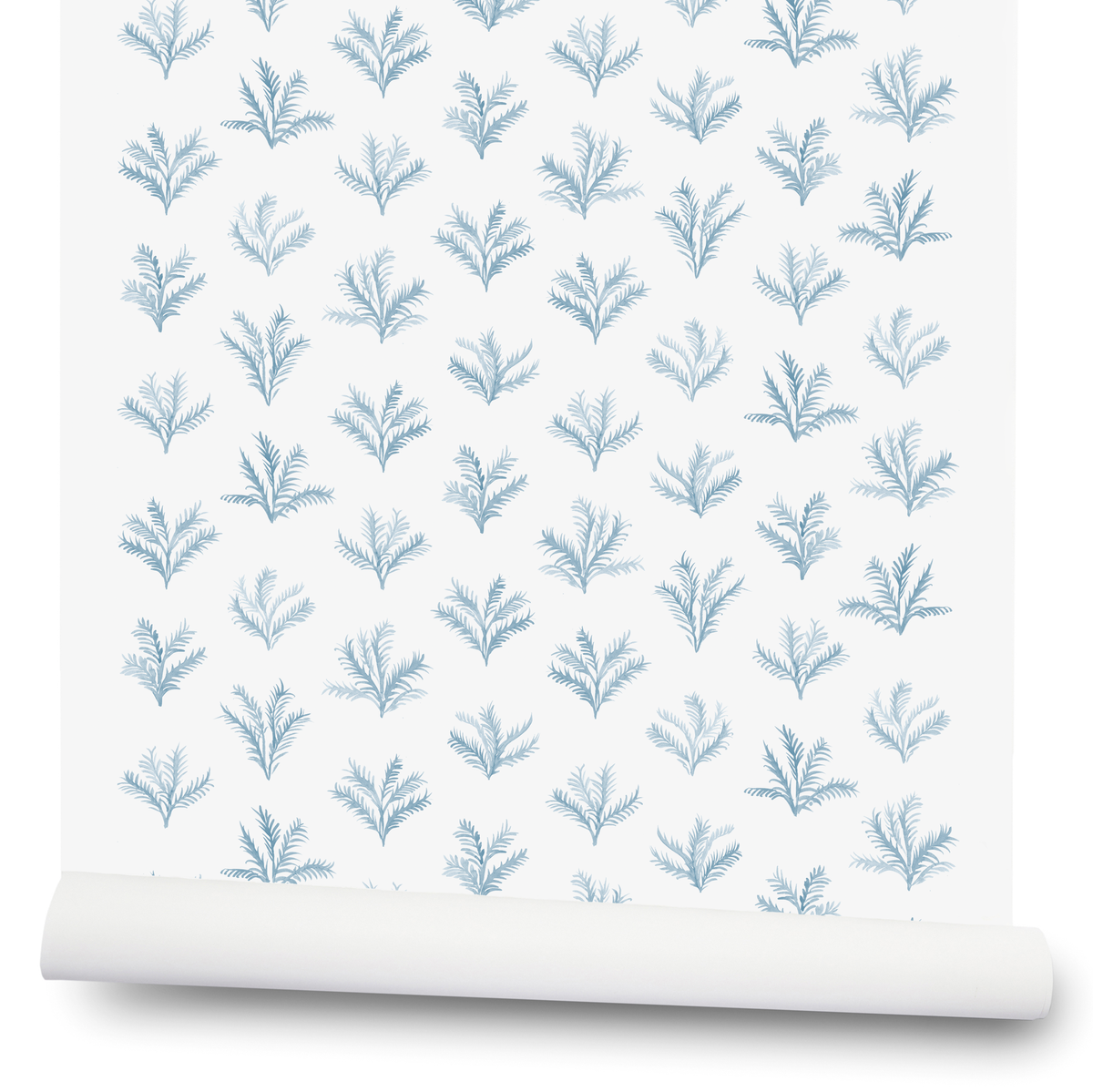 Little Palm Wallpaper in Light Blue