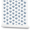 Little Palm Wallpaper in Navy Image 1