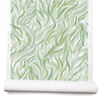 Long Grass Wallpaper in Green/Blue Image 1