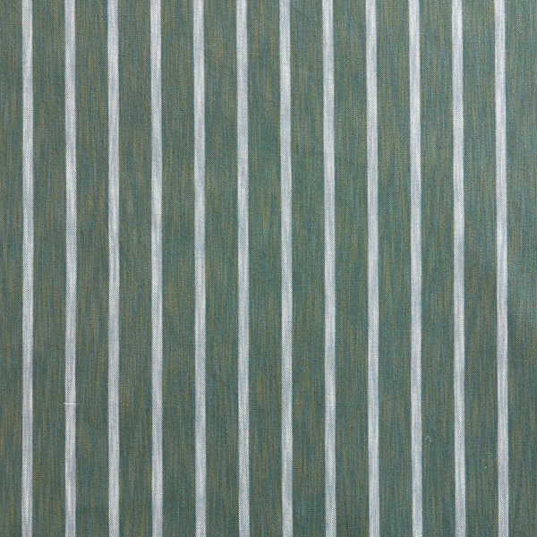 Market Stripe Fabric in Green