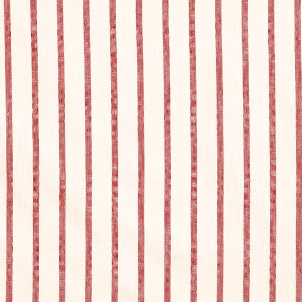 Market Stripe Fabric in Red