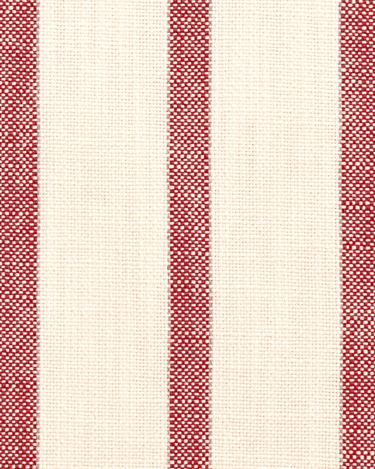 Market Stripe Fabric in Red