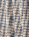 Mini Check Fabric in Blue Image 4
