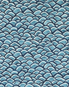 Mountains Fabric in Navy Image 3