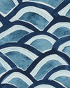 Mountains Fabric in Navy Image 2