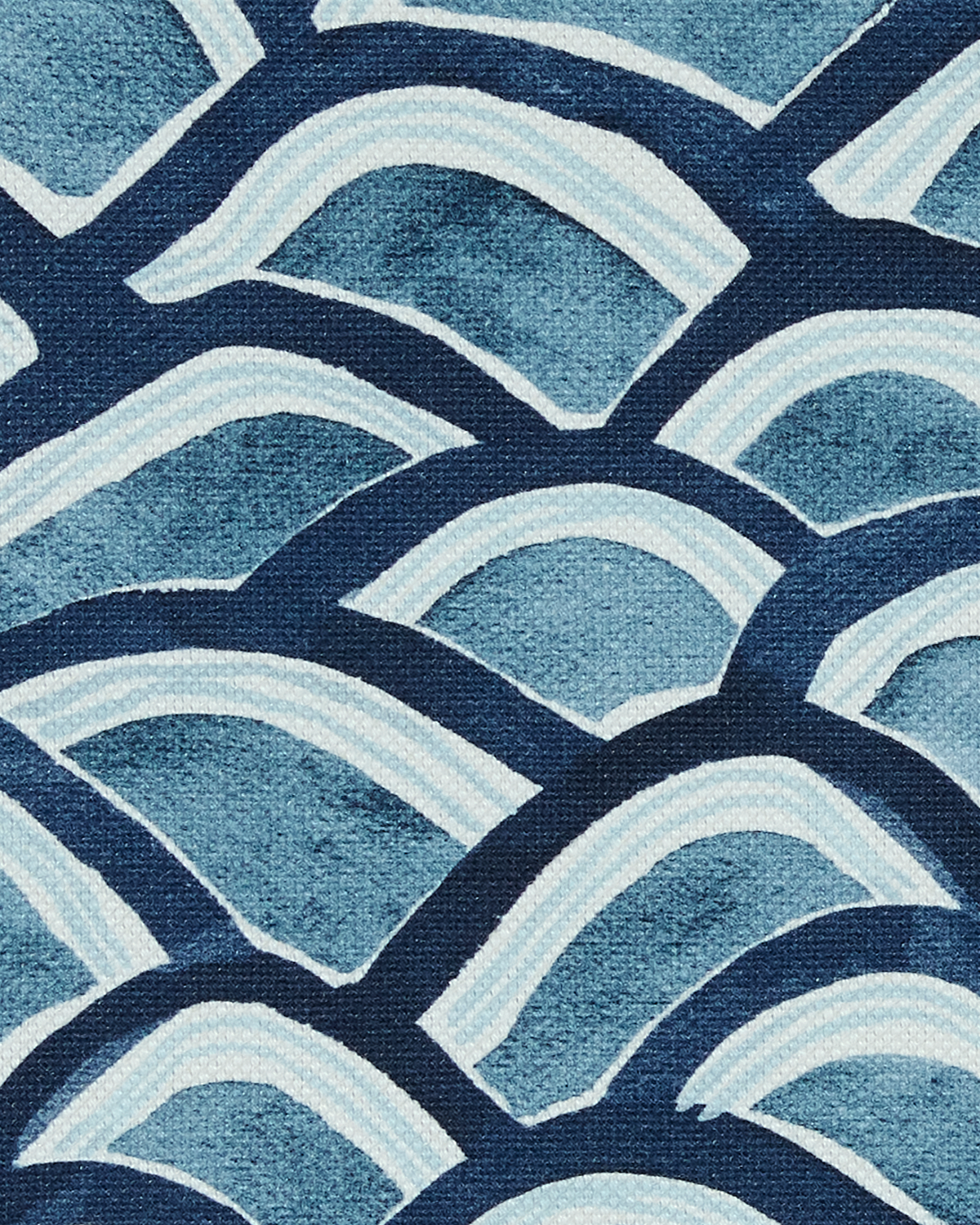 Mountains Fabric in Navy