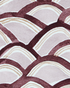 Mountains Fabric in Plum Image 2