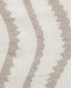 Notched Vines Fabric in Ivory/Gray Image 3