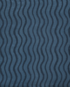 Notched Vines Fabric in Washed Navy Image 3