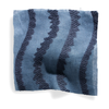 Notched Vines Fabric in Washed Navy Image 1