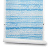 Oceanwave Wallpaper in Ocean Blue Image 1