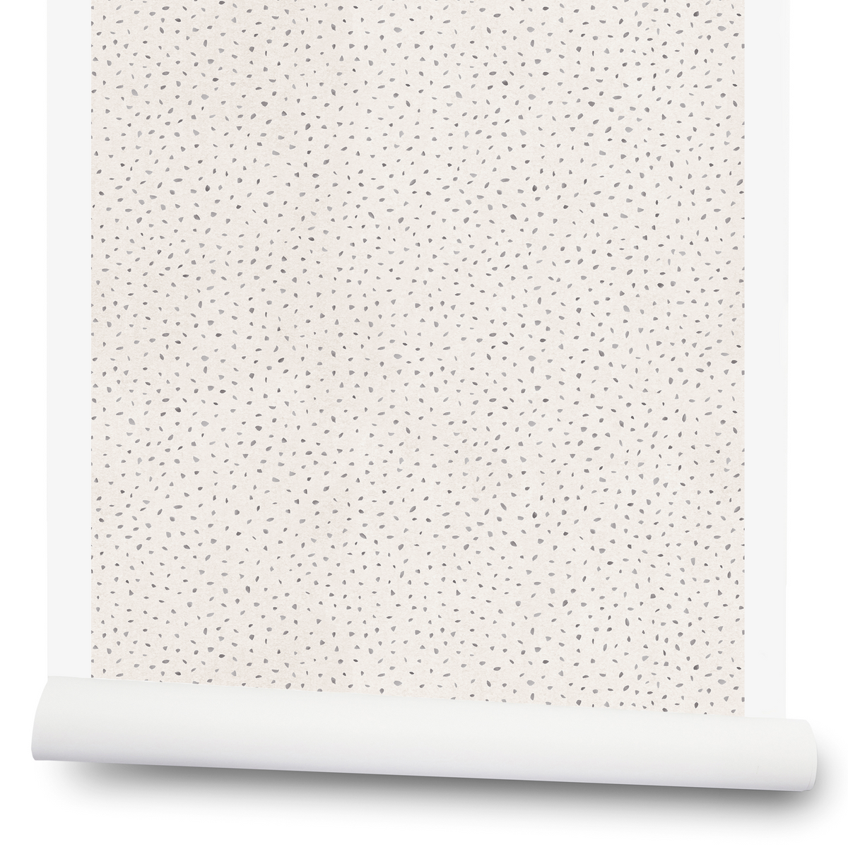 Painted Dot Wallpaper in Gray/Parchment