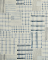 Patchwork Plaid Fabric in Multi Gray Image 3