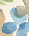 Perennial Blooms Fabric in Gray/Blue Image 2