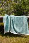 Thatched Fabric in Leafy Green Image 6
