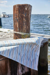 Garden Stripe Fabric in Gray/Blue Image 8