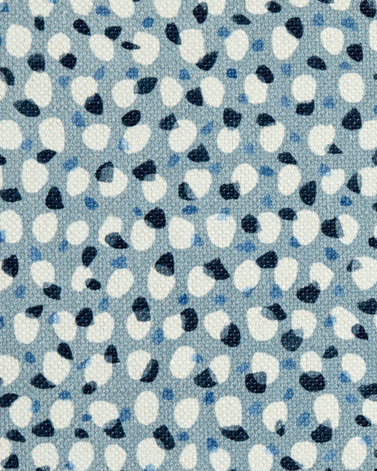 Scattered Dot Fabric in Blue/Navy