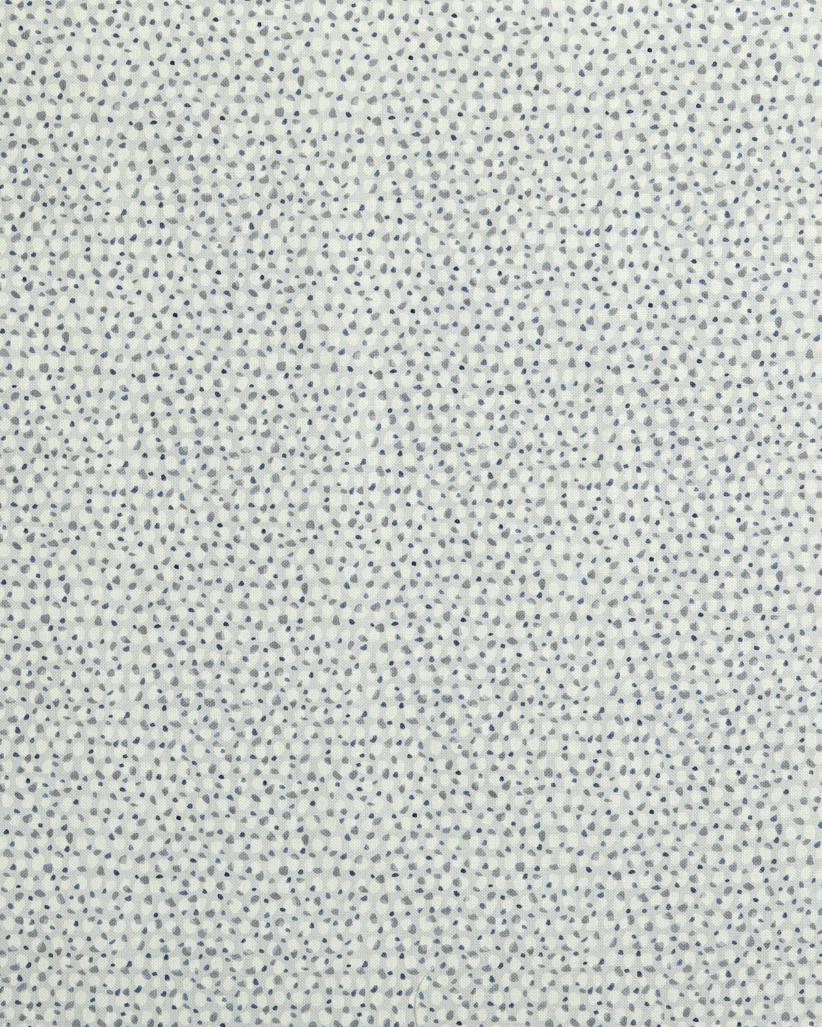 Scattered Dot Fabric in Gray-Blue