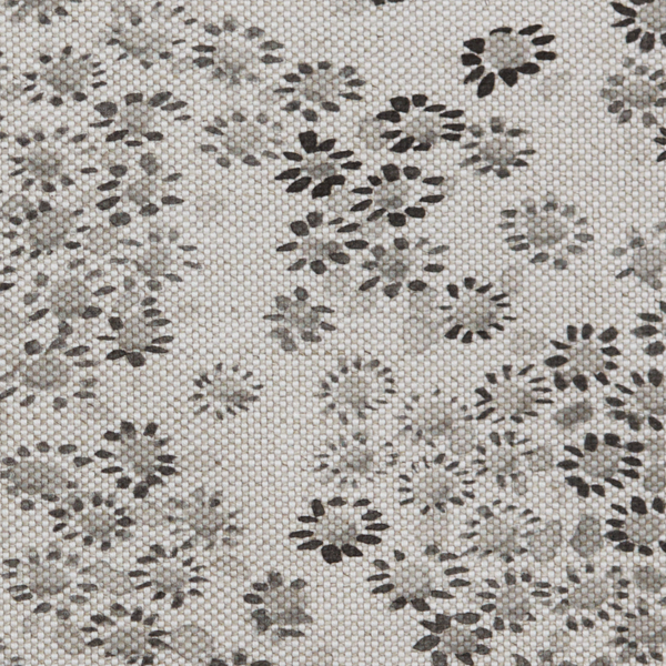 Small Daisy Fabric in Inkwash/Oatmeal