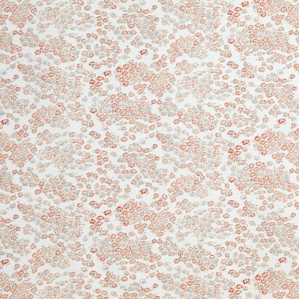 Small Daisy Fabric in Tomato