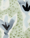 Sprigs Fabric in Green/Blue Image 3