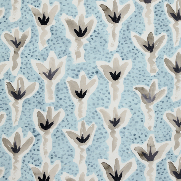 Sprigs Fabric in Light Blue