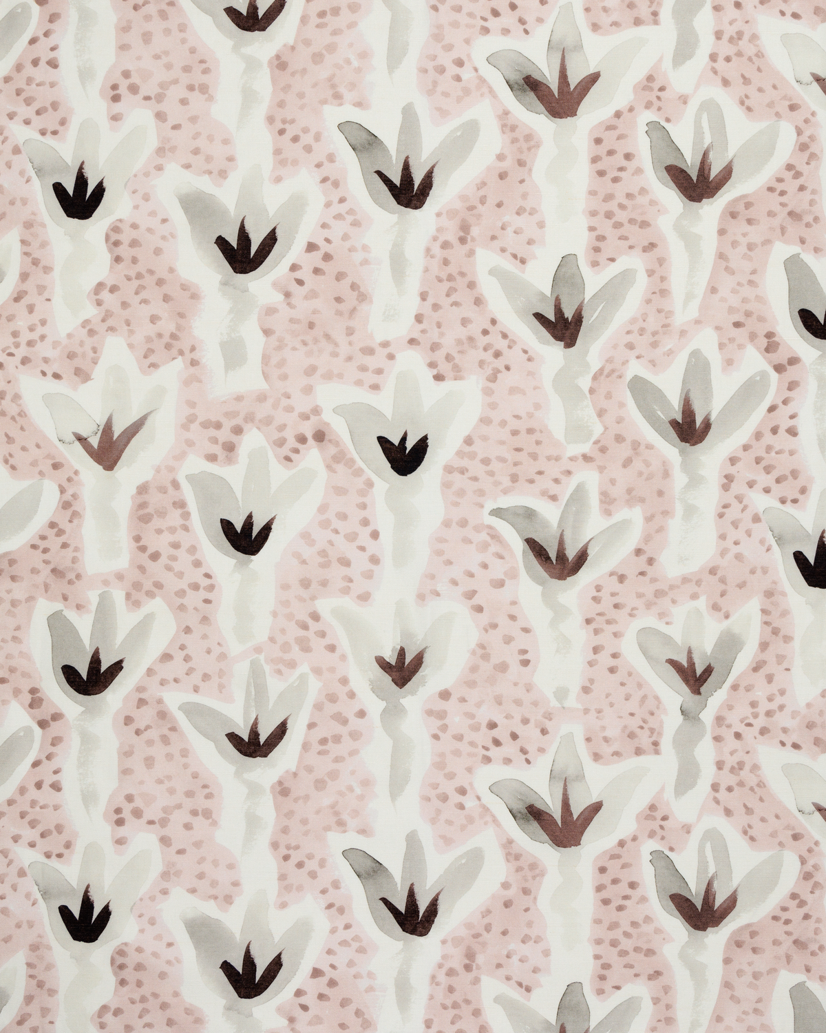 Sprigs Fabric in Pink-Mauve