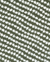 Stamped Garland Fabric in Dark Olive Image 3
