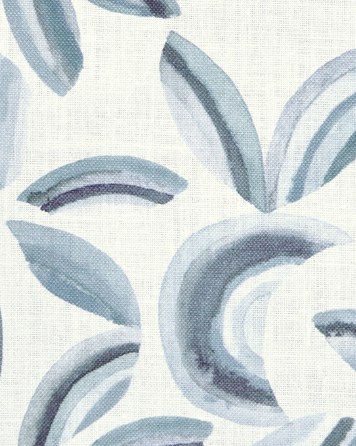 Striped Garden Fabric in Gray-Lilac