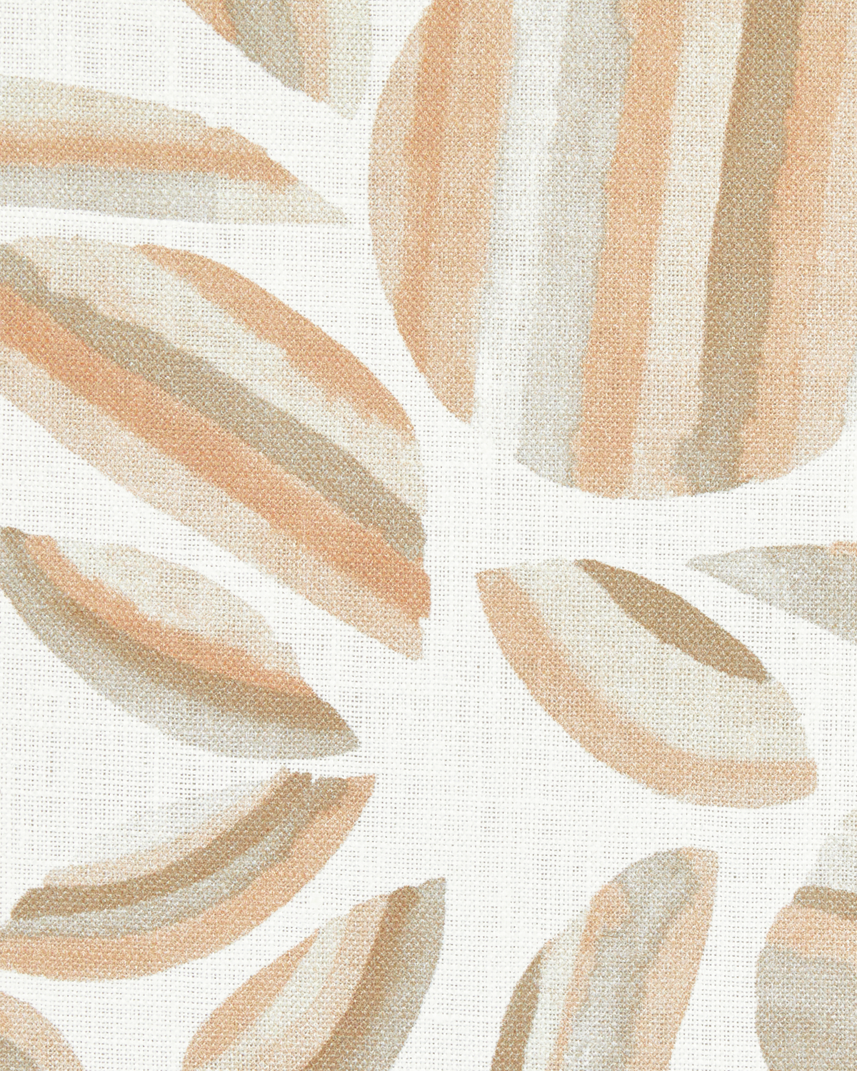 Striped Garden Fabric in Taupe