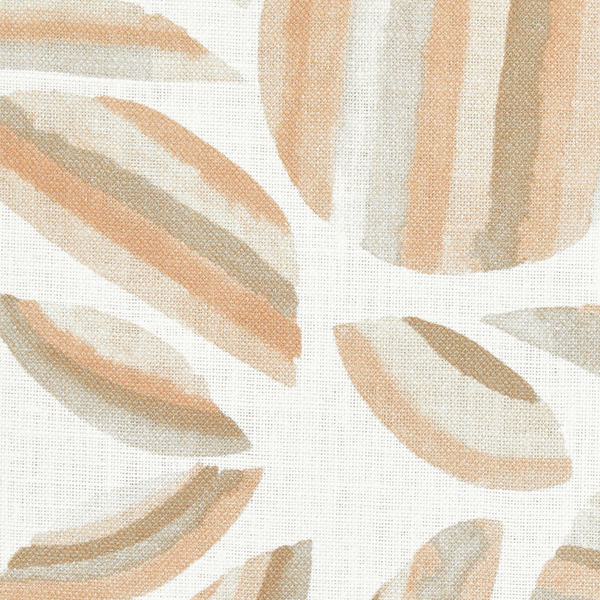 Striped Garden Fabric in Taupe
