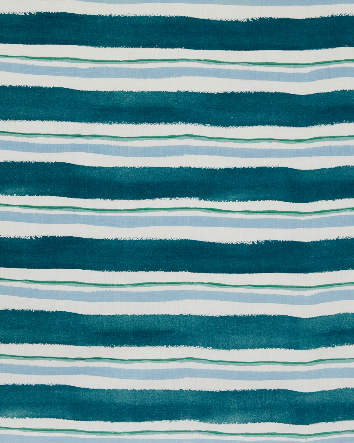 Summer Stripe Fabric in Multi Marine
