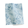 Textured Botanical Fabric in Light Blues Image 1