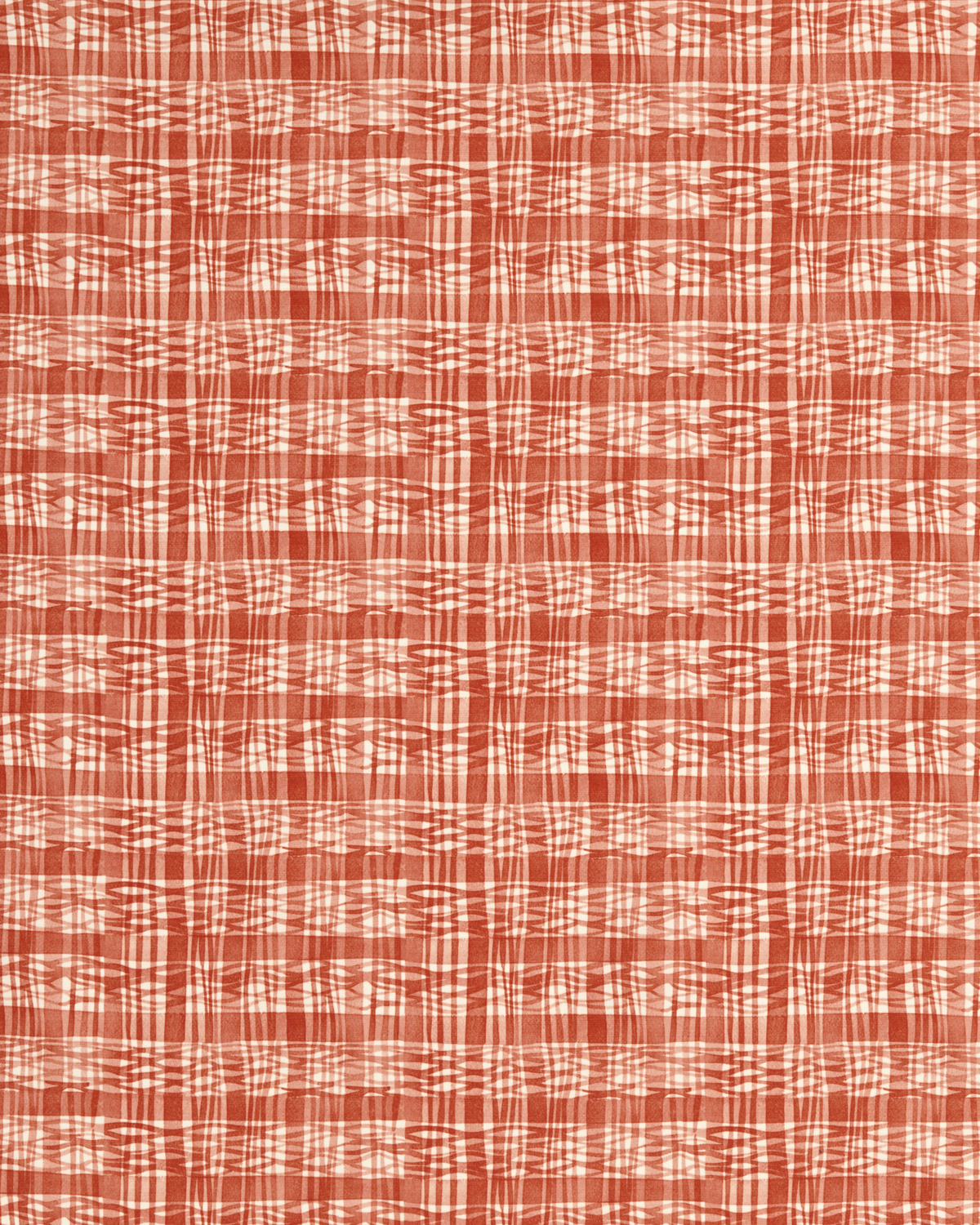 Thatched Fabric in Tomato