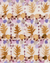 Tree Grove Fabric in Ochre/Purple Image 2