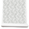 Wavy Grass Wallpaper in Pale Gray Image 1