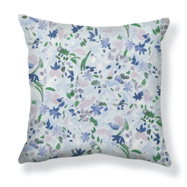 Wildflower Pillow in Blue/Lilac