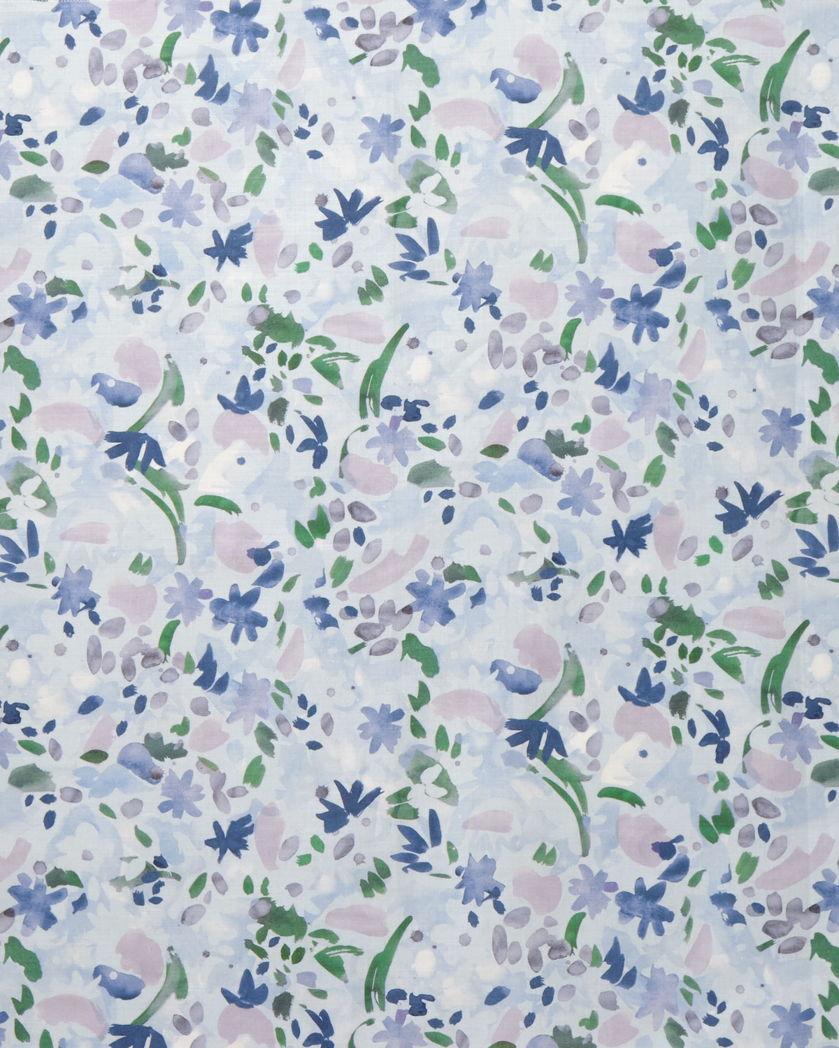 Wildflower Fabric in Blue/Lilac