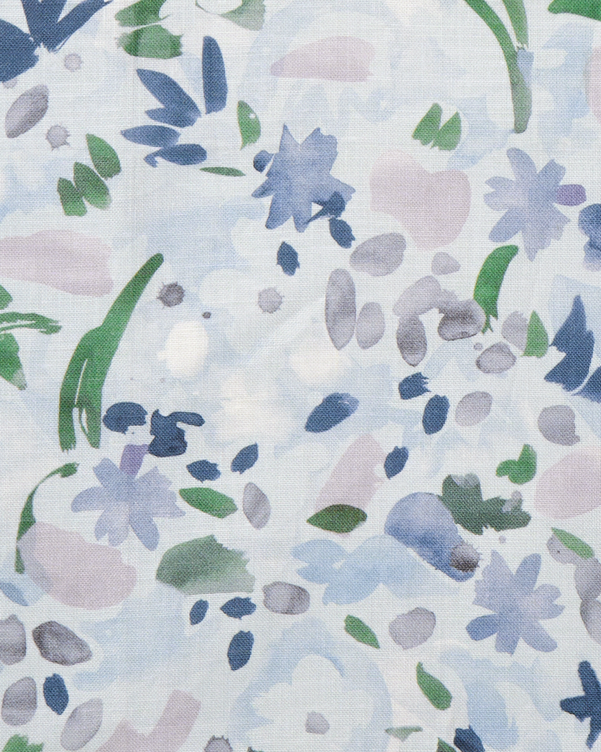 Wildflower Fabric in Blue/Lilac
